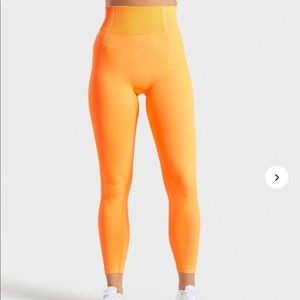 Gymshark Ultra Seamless Leggings - orange (Small)